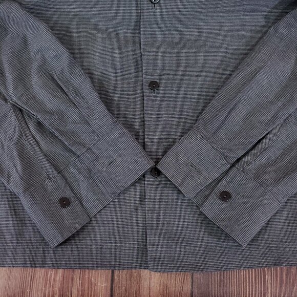 Vintage Blue Collar BC Ethic Mens XL Button Up Long Sleeve Shirt Made in USA - Picture 8 of 12